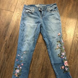 Hippy Laundry Floral Straight Jeans